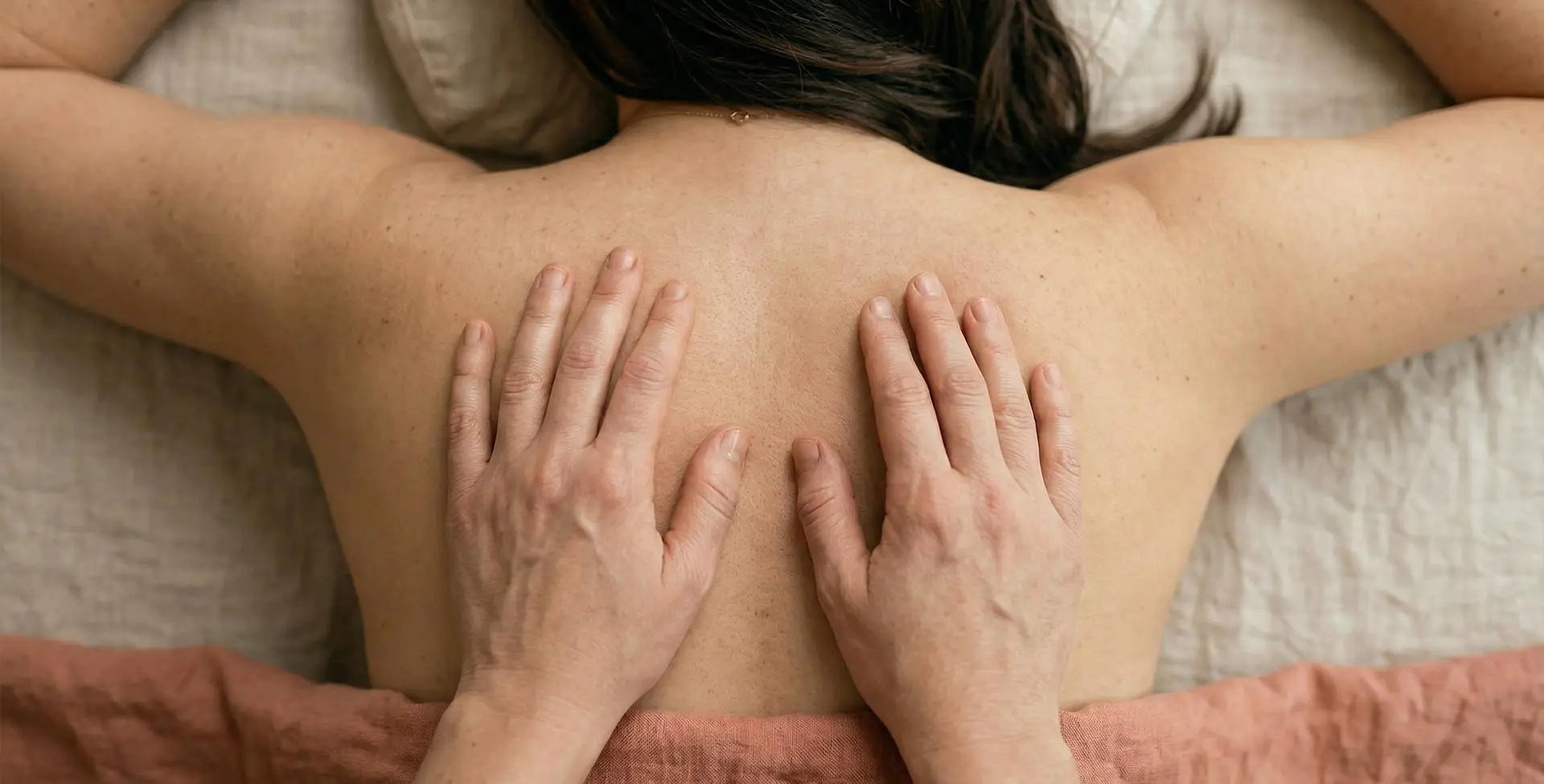 Restorative body massage and wellness treatment space at Santosha Hair Spa, Wynnum